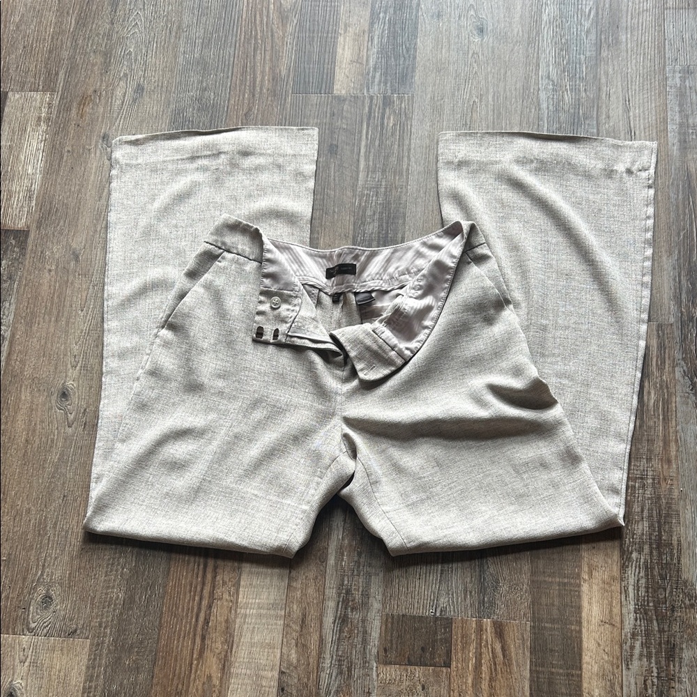 The Limited Collection Cassidy fit size 12 Beige Wide Leg Dress Pants